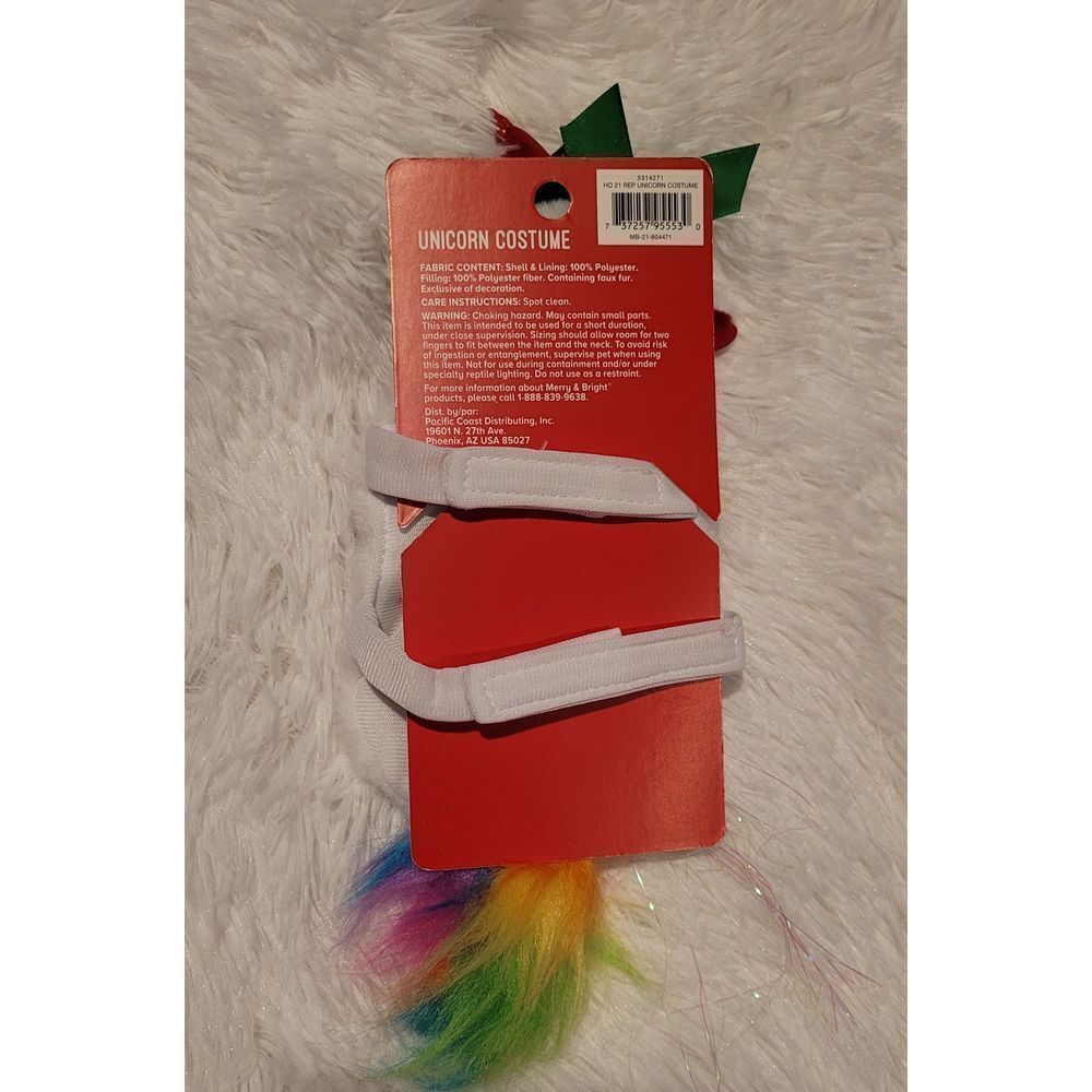 Merry & Bright Unicorn Reptile Costume- NWT - Picture 4 of 6